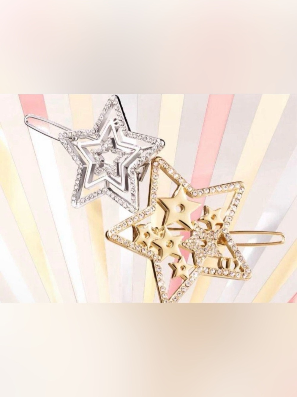 DIOR 2025 Holiday Beauty Star Duo Hair Clips - Picture 2 of 3